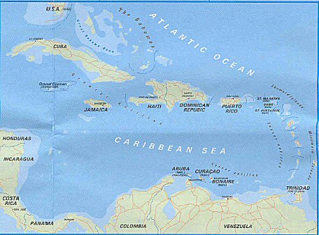 map of cuba and islands. Turks and Caicos Islands